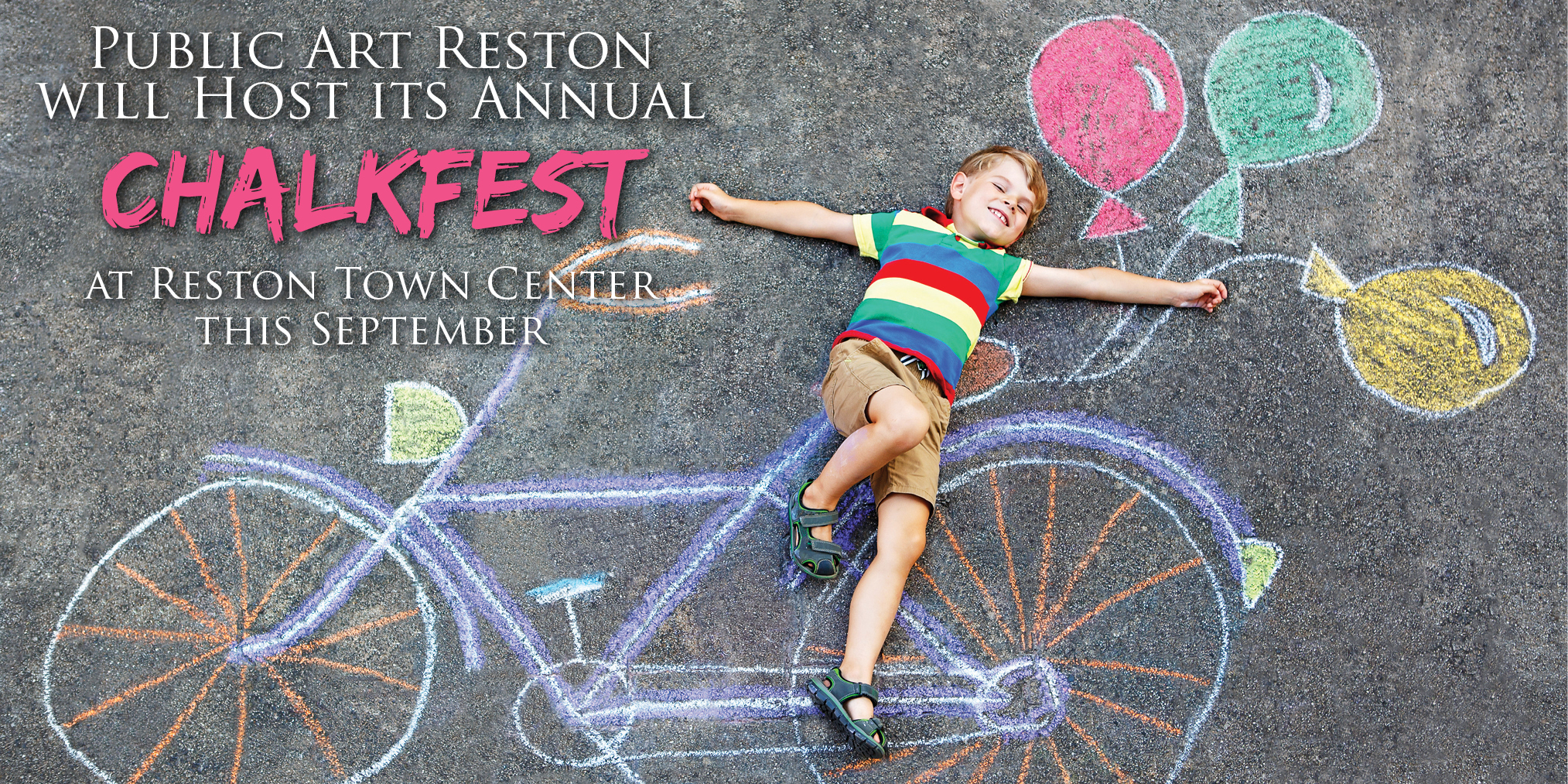 Public Art Reston will Host its Annual ChalkFest at Reston Town Center